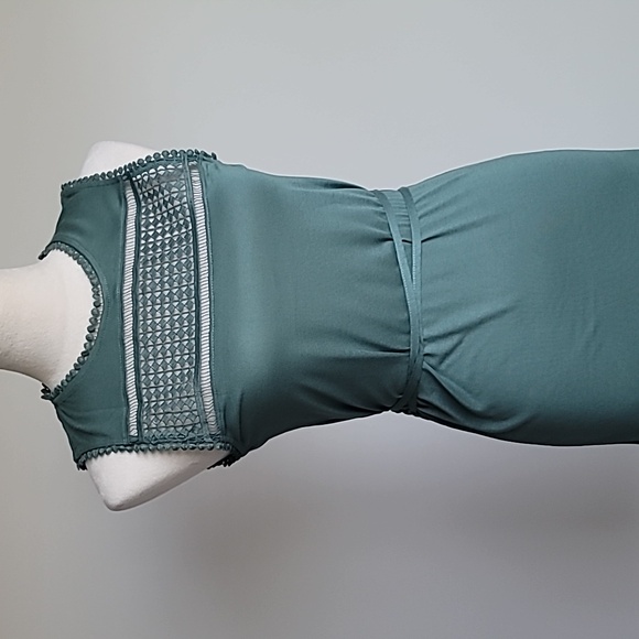 NWOT H&M Womens' Midi Dress, Sage Green, Size XS - Picture 9 of 11